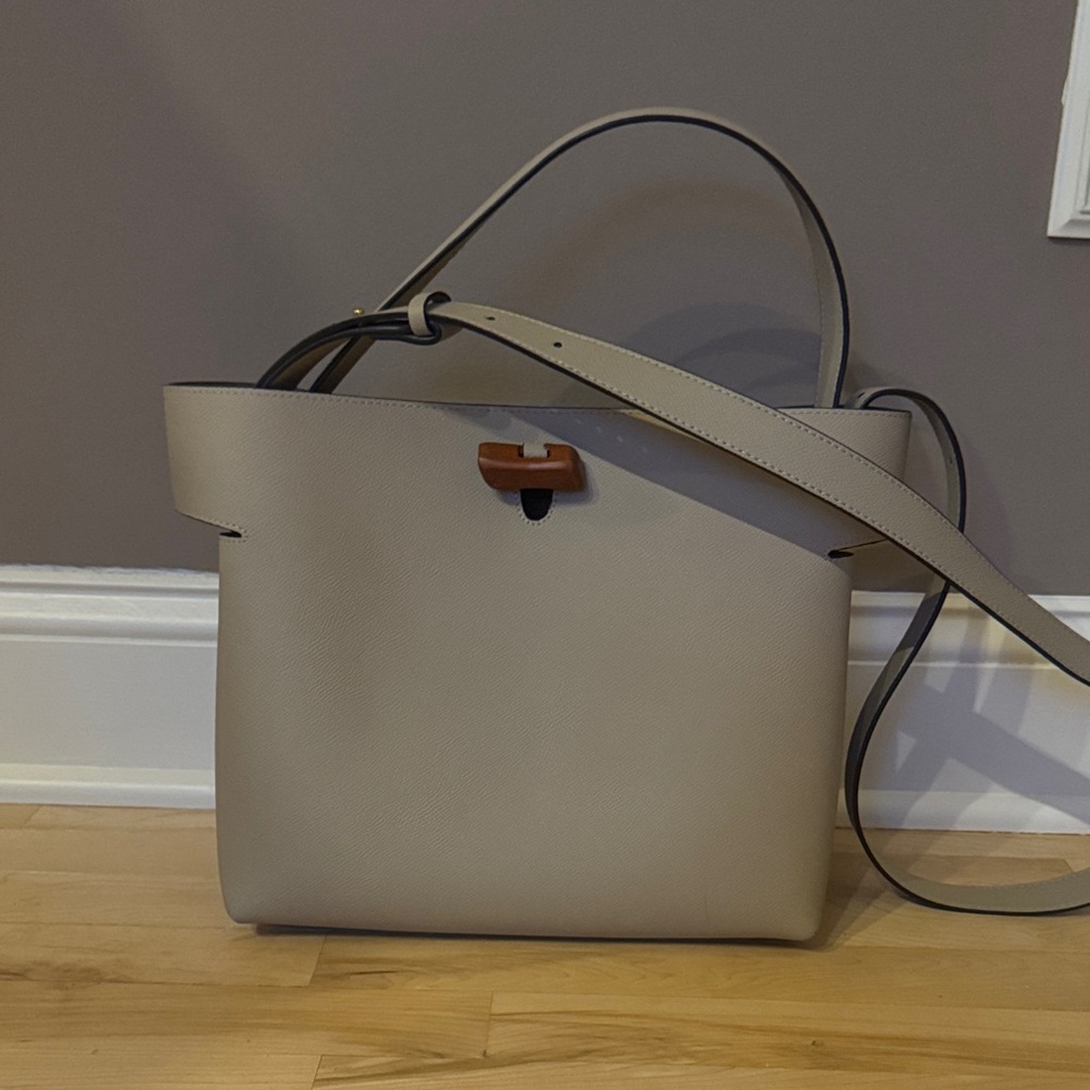 Elegant taupe Women's Handbag